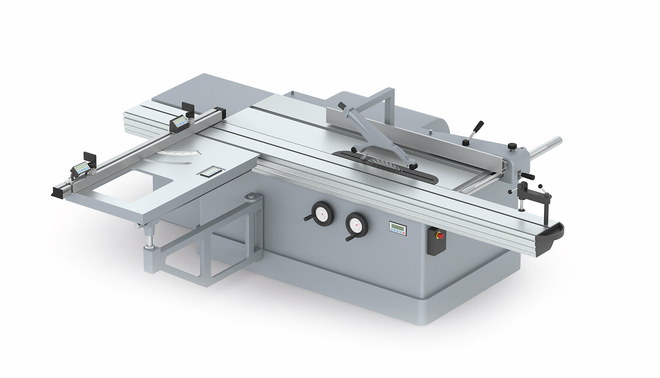 Positioning systems for panel saws by SIKO without icons