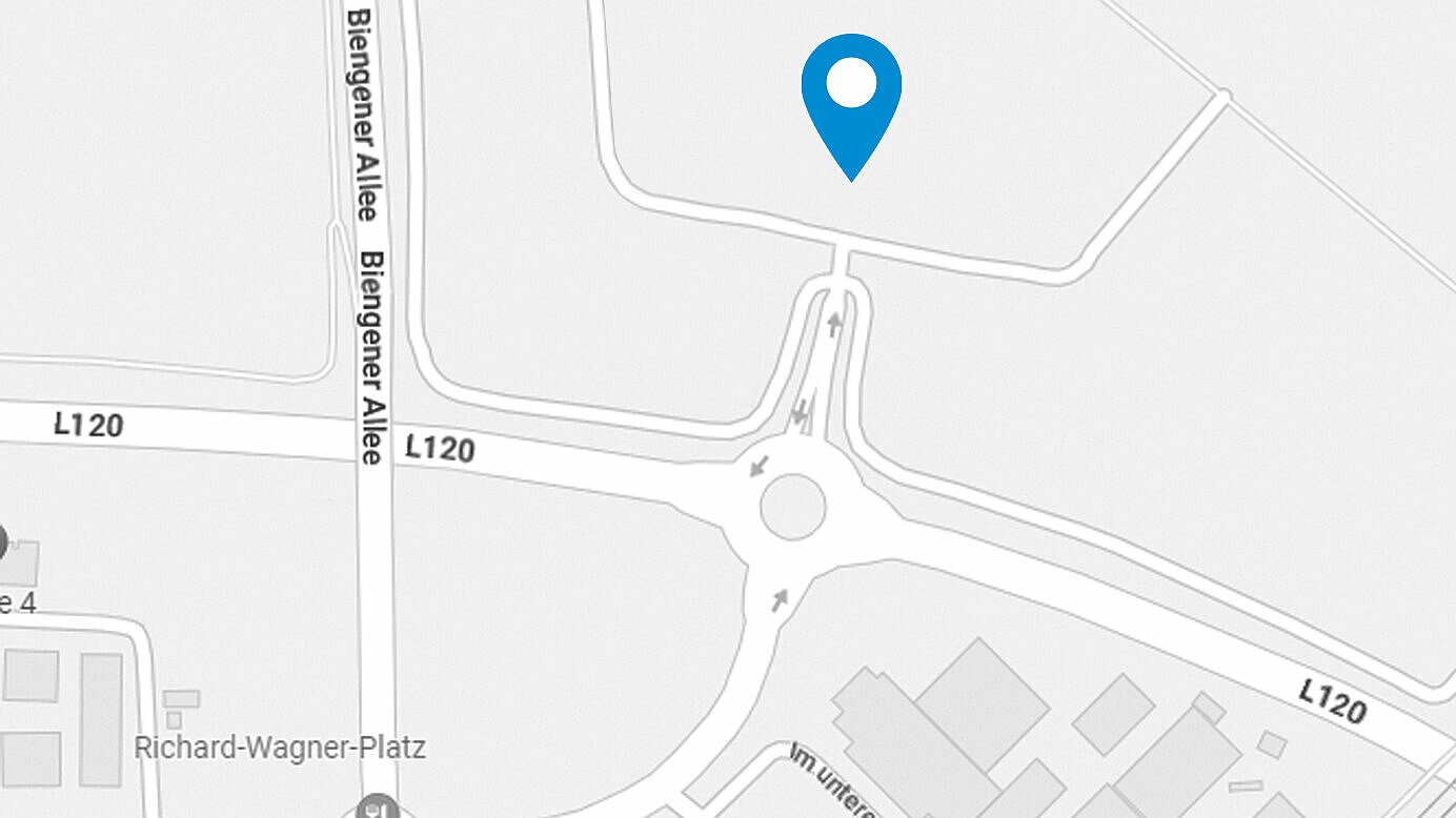 Mapa con la ubicación de SIKO GmbH en Bad Krozingen