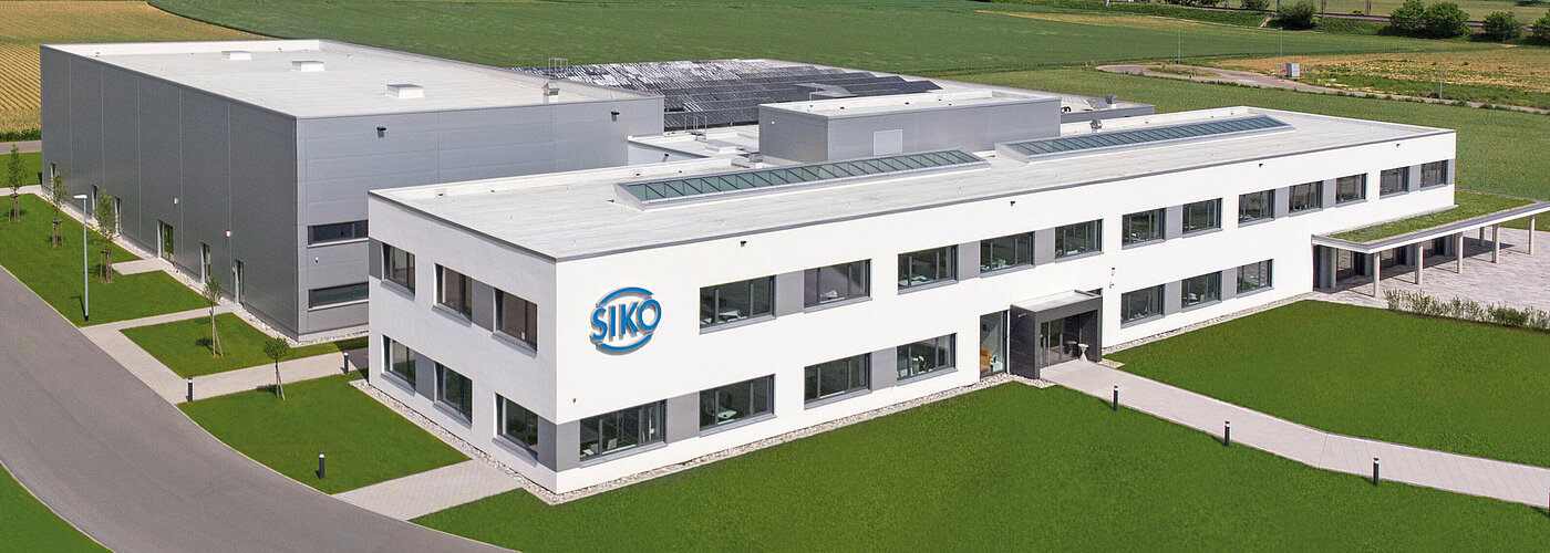 Ubicación de SIKO en Bad Krozingen con administración y fabricación de electrónica