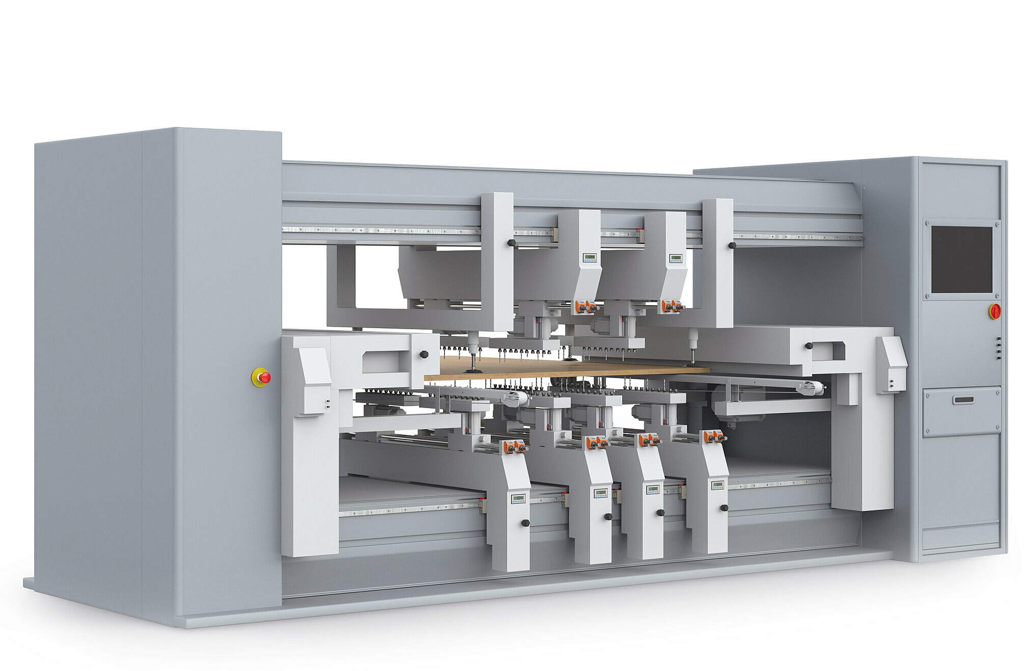 Positioning systems for dowel drilling machines by SIKO