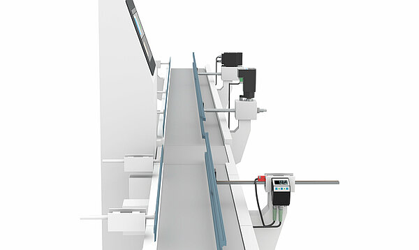 SIKO positioning systems for side guides and conveyor belts without icons