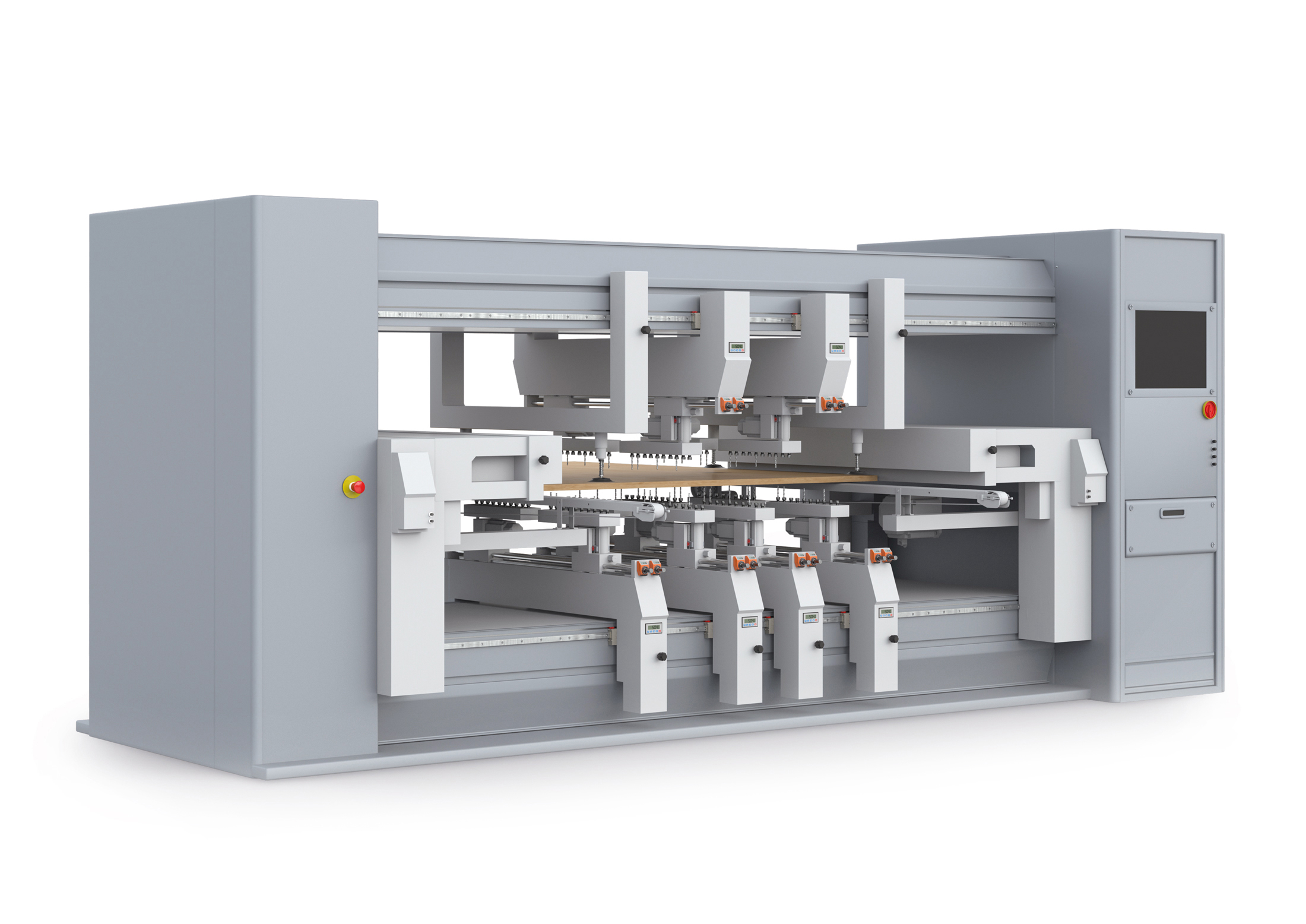 Positioning systems for dowel drilling machines by SIKO