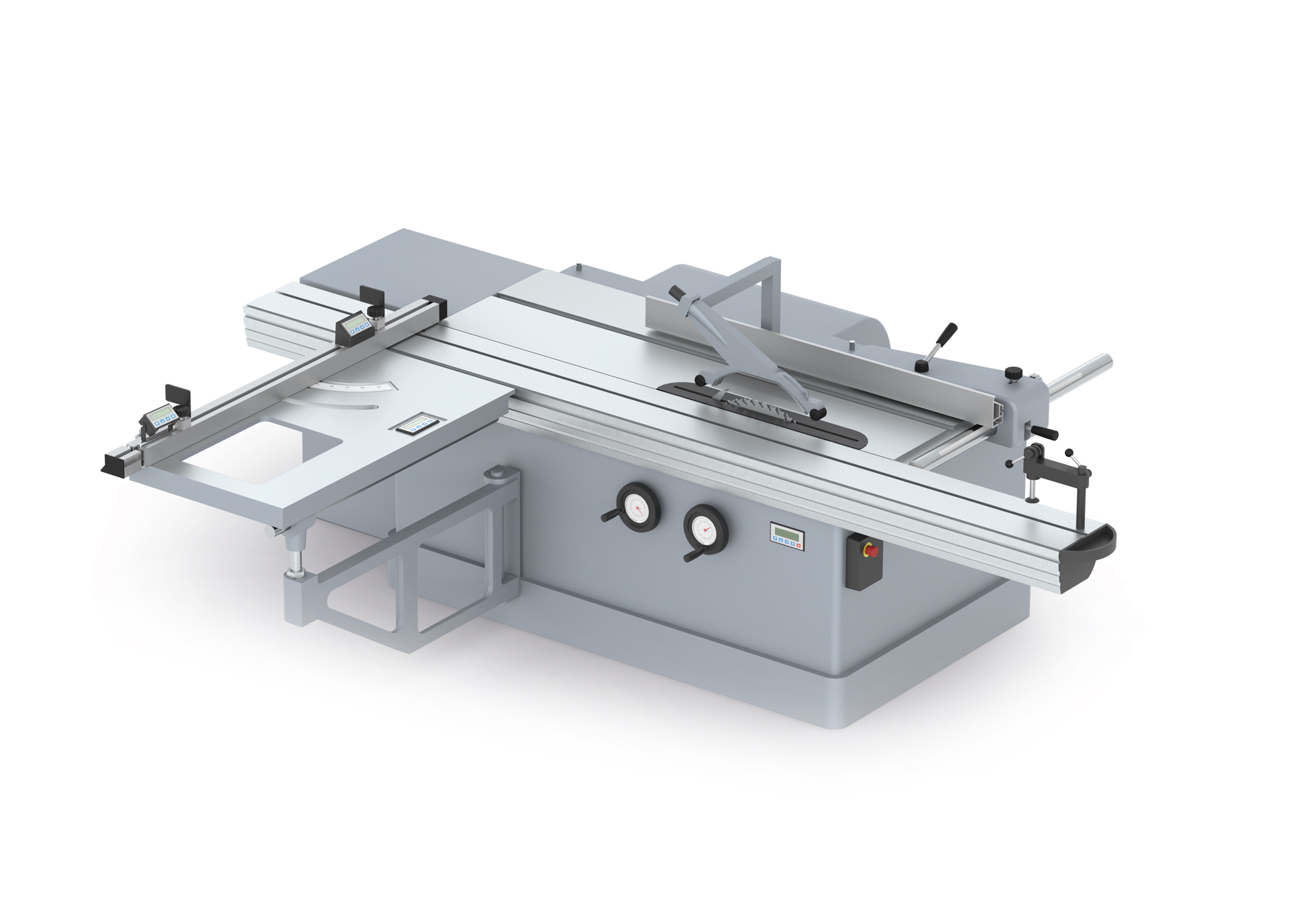 Positioning systems for panel saws by SIKO