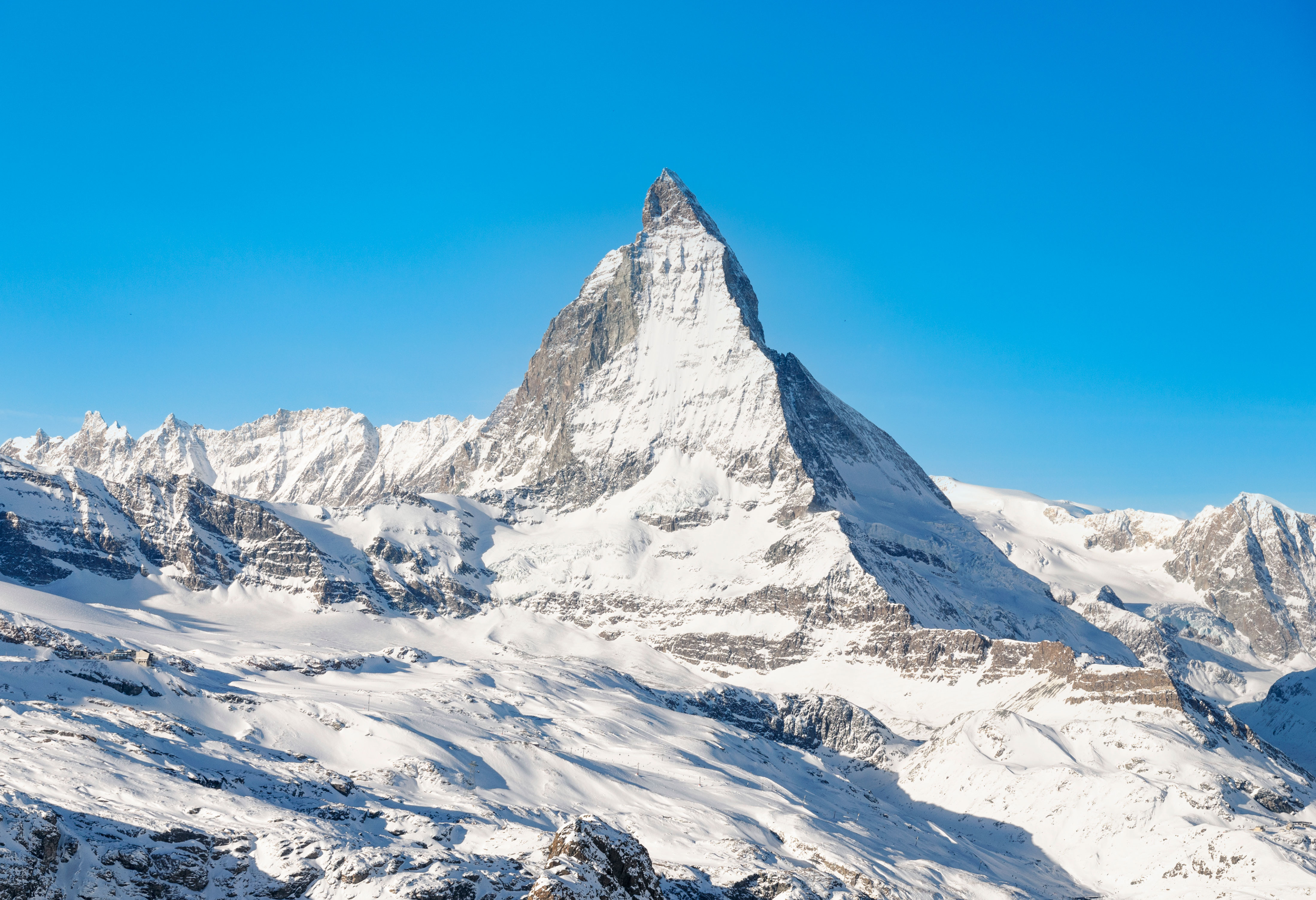 Schweizer Alpen mit Matterhorn